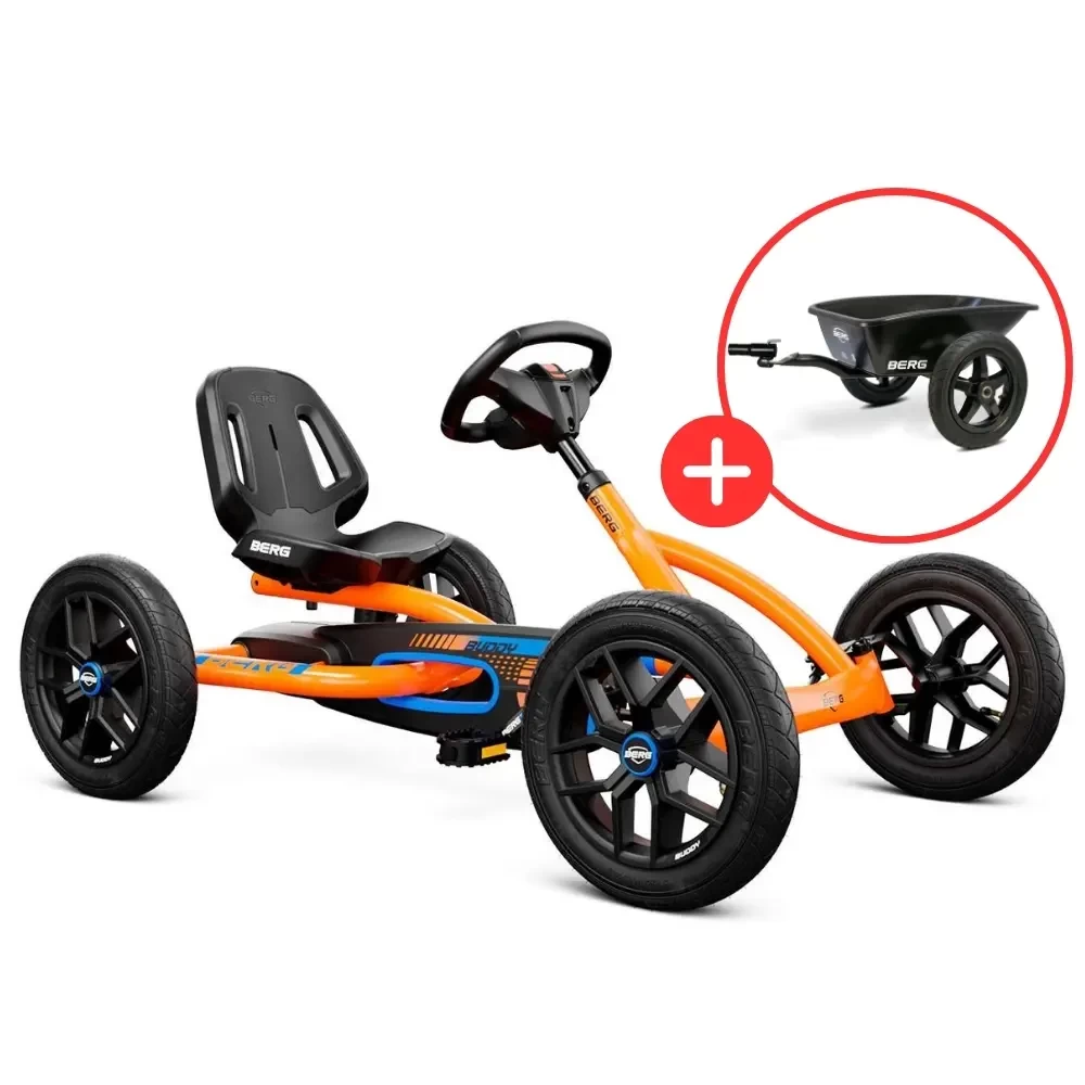  Buddy B Orange met aanhanger en koppeling