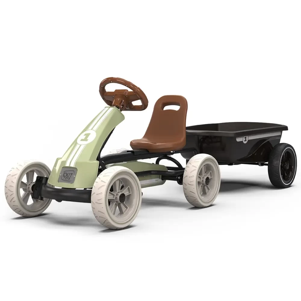  Foxy Retro Green met aanhanger